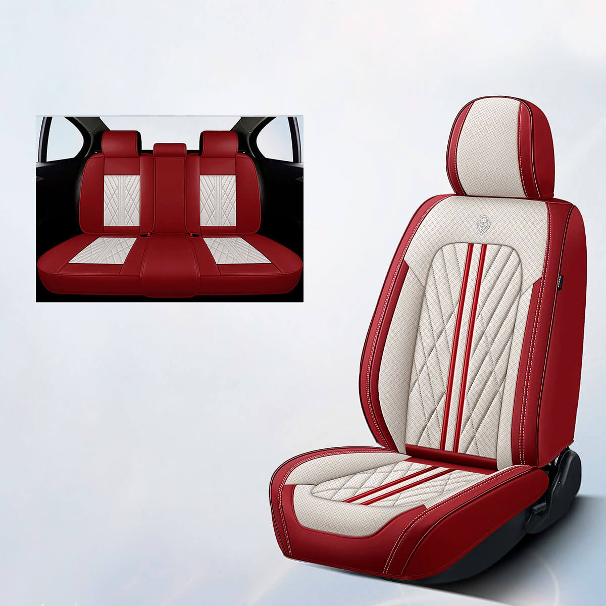 Custom Luxury Leather Car Seat Covers